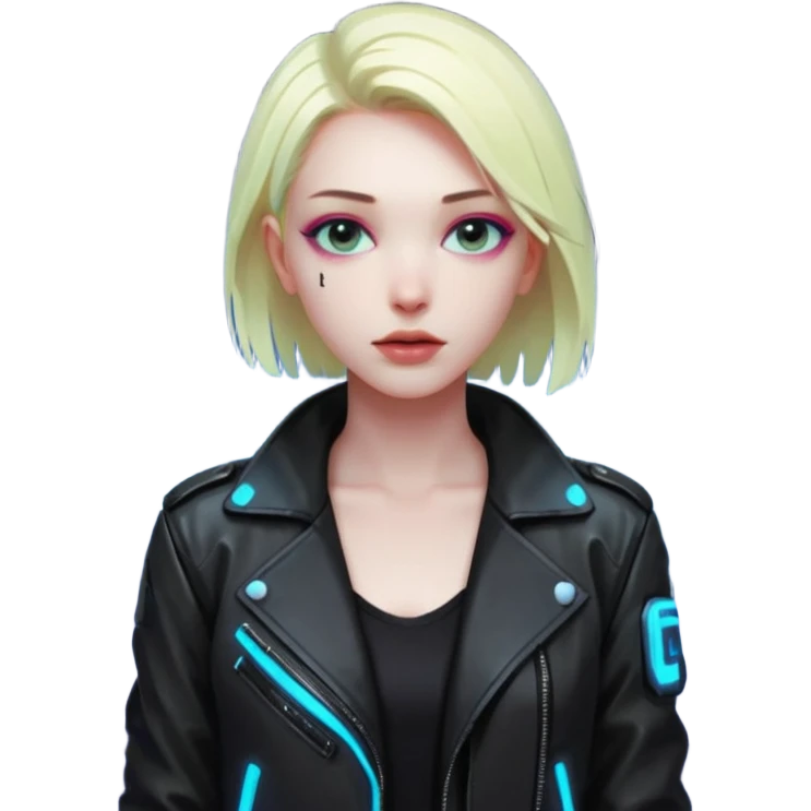 Dev sex in futuristic nein lights cyberpunk city emoji