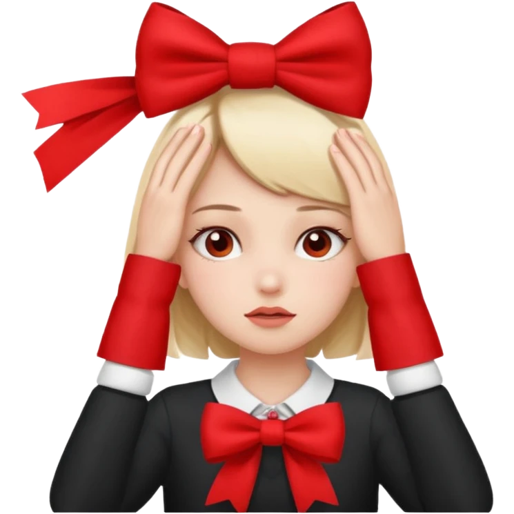 👧🏼🙈🎀🚩 emoji