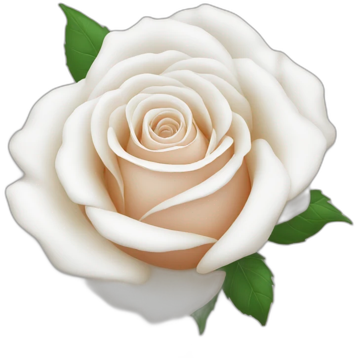 Rose blanche emoji