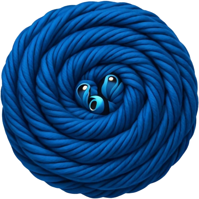 one color ball of yarn emoji
