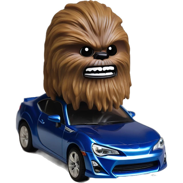 Hot wheel Chewbacca teeth grill Toyota 86 ,blueberry color,chrome wheels  emoji