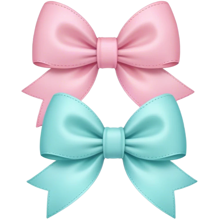 Cute bows emoji emoji