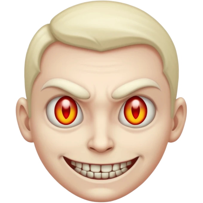Evil smile emoji