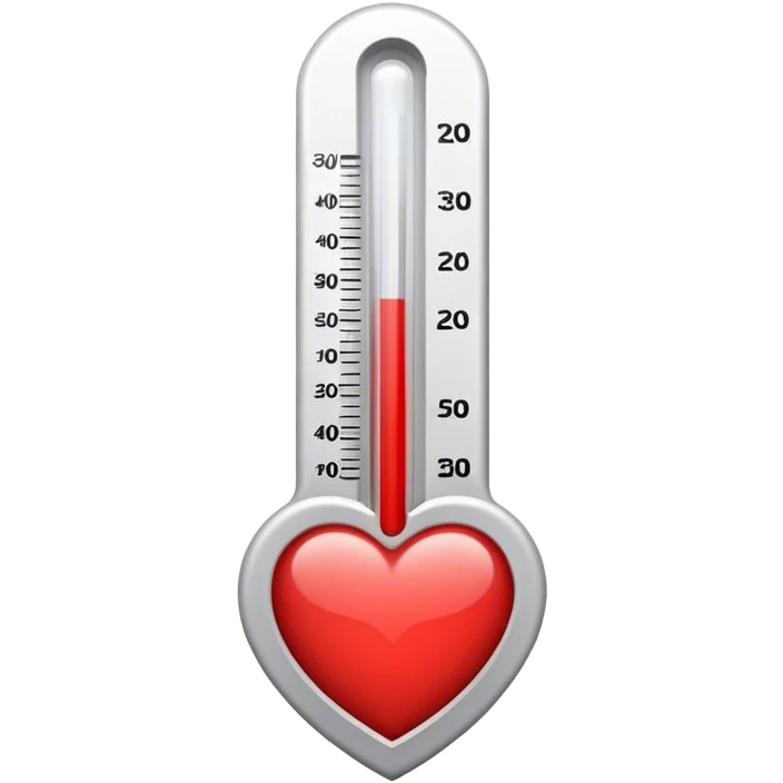 termometro de amor emoji