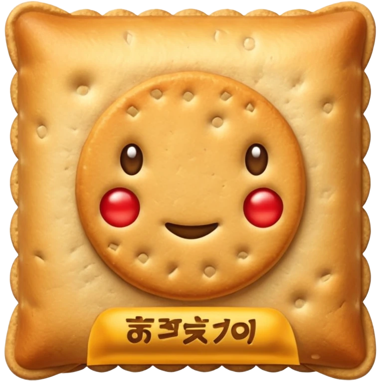 crackers carré aux graines emoji
