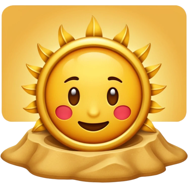 haz un emoji de un desierto caluroso emoji