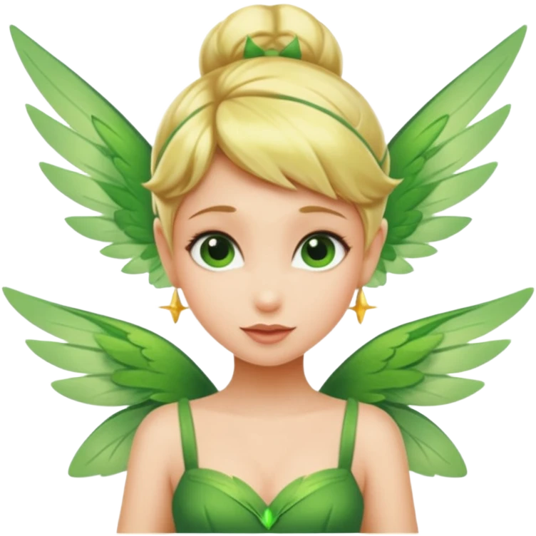 Black tinkerbell emoji