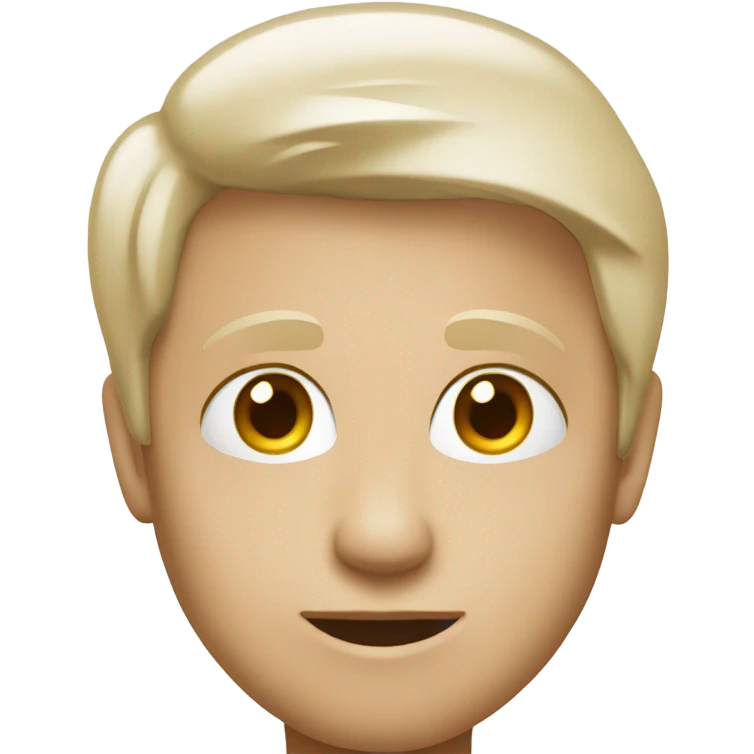 Emoji émue avec coeur boanc emoji