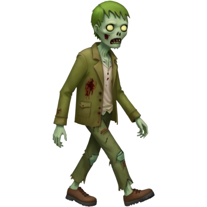zombie full body walking emoji
