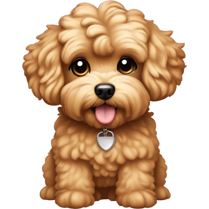caramel colored maltipoo emoji