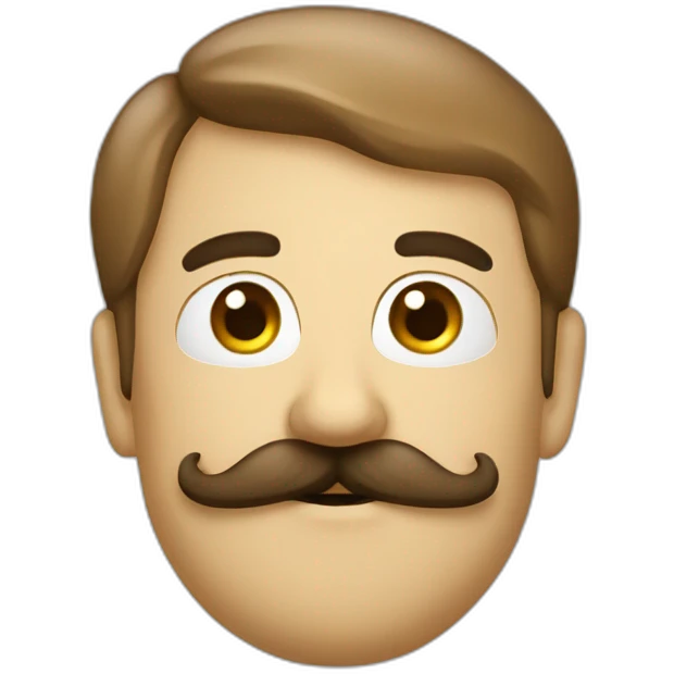 Moustache italienne emoji