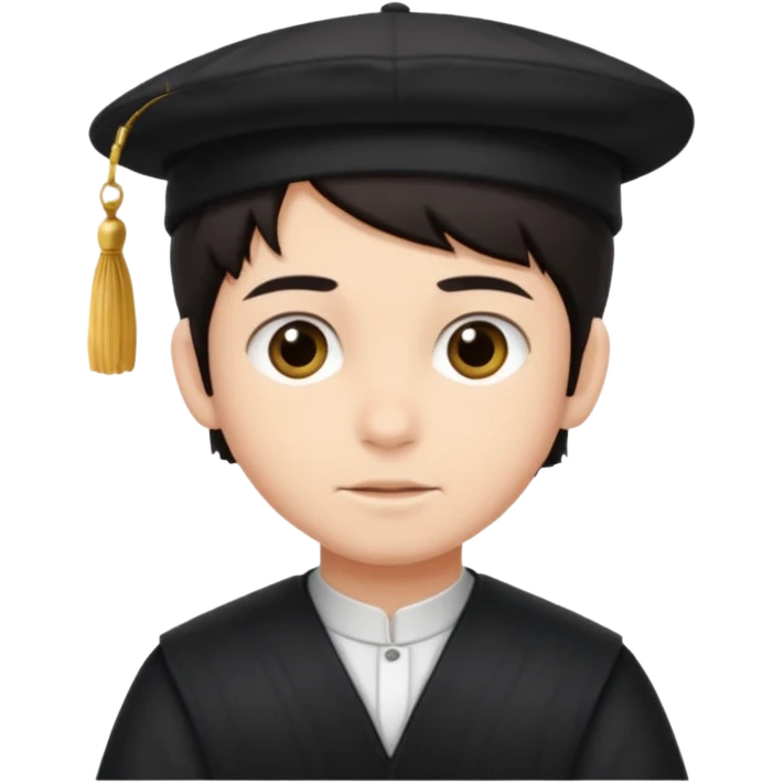 young boy dark hair with yalmulke on emoji