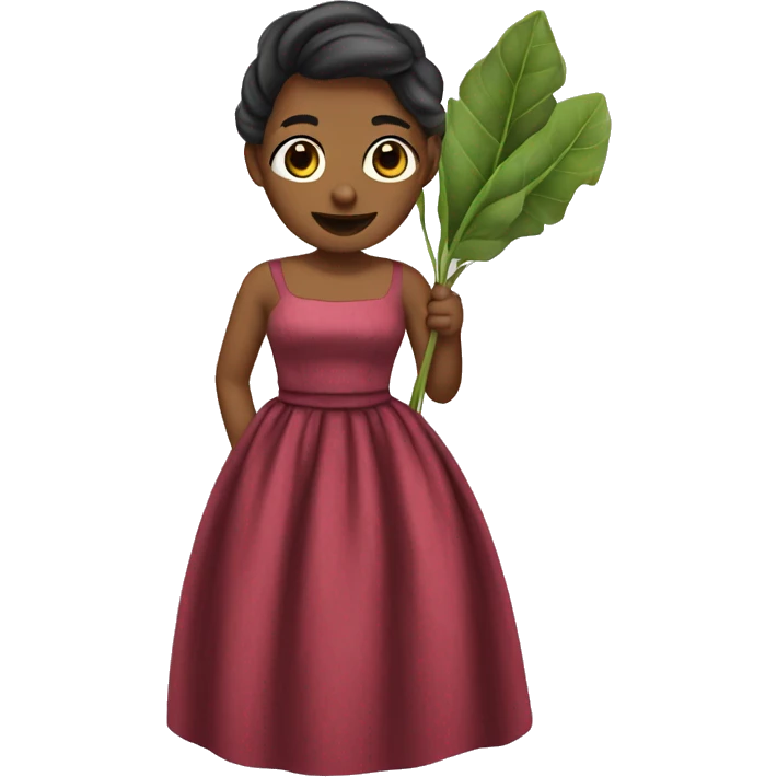 Sorrel in dress  emoji