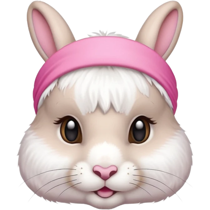 Rabbit with  head band  emoji