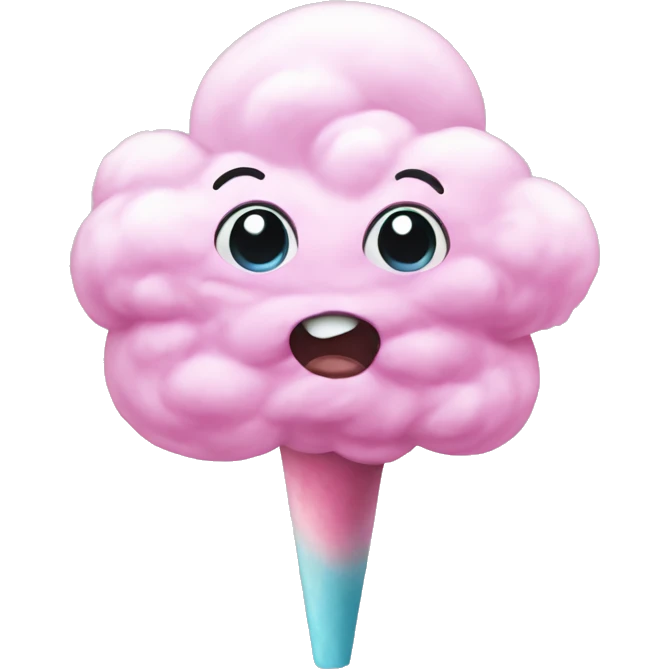 Cotton Candy Halloween  emoji