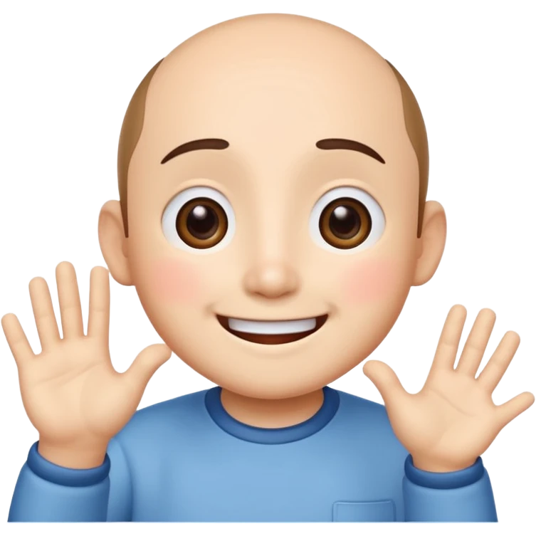 Shinchan saying hi emoji