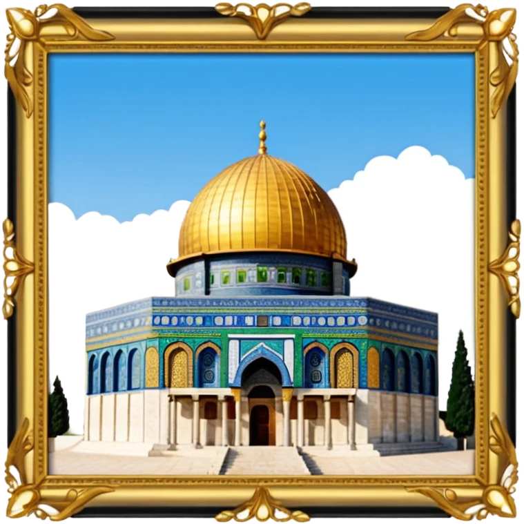 Dome of the rock, Palestine emoji