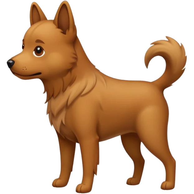 Dog going potty emoji