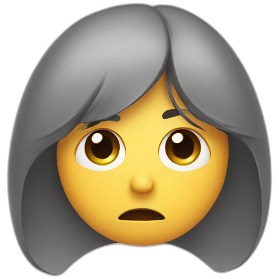 sad face emoji
