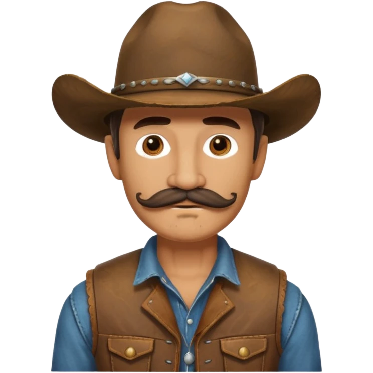 Western Cast cowboy emoji