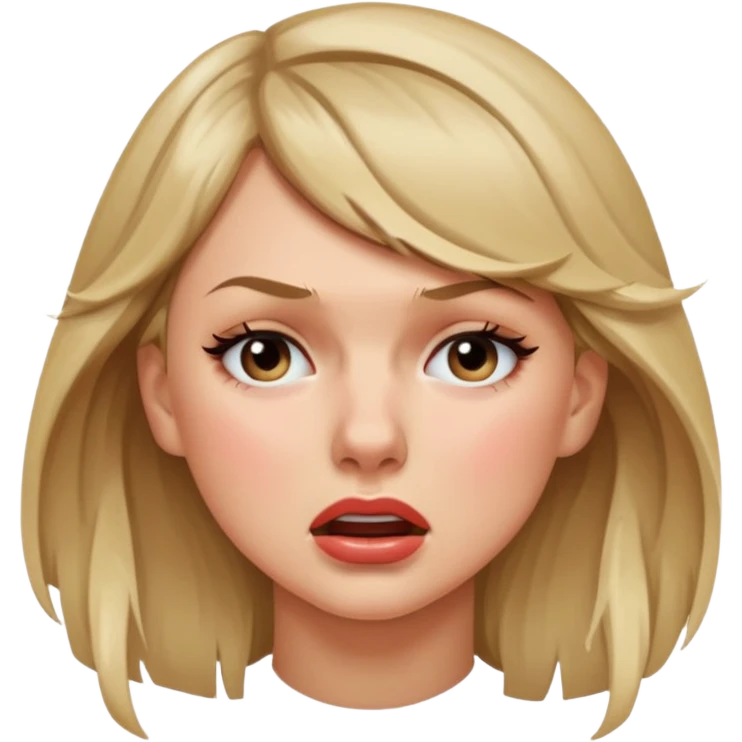 Taylor Swift crying, simple, expressive emoji