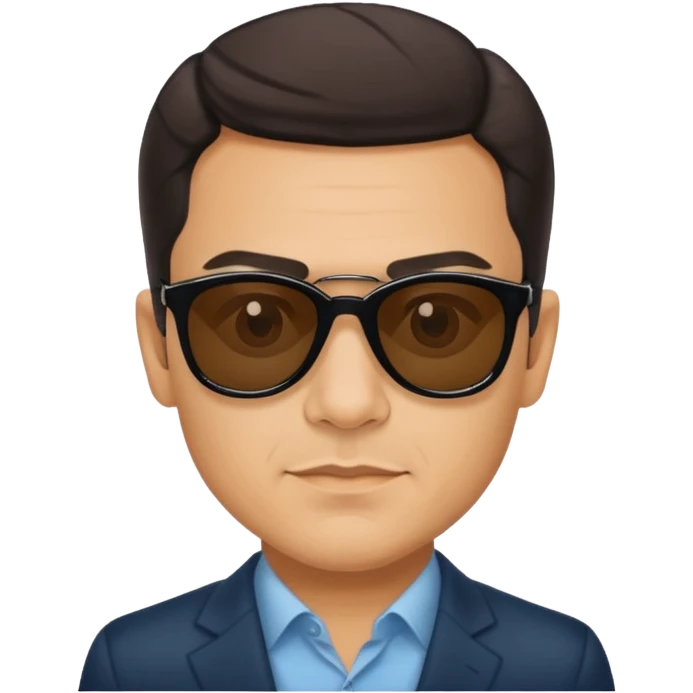 Pedro Sánchez with sunglasses, classic Telegram sticker emoji