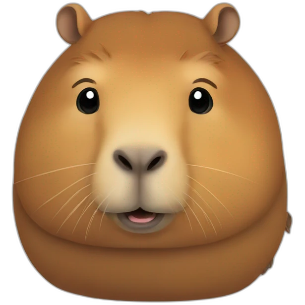 Capybara fat emoji