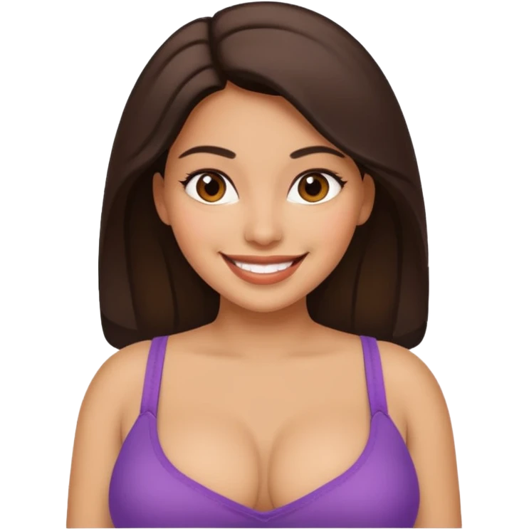 Emoji of big boobs Latina emoji