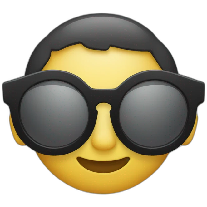 Black sunglasses  emoji