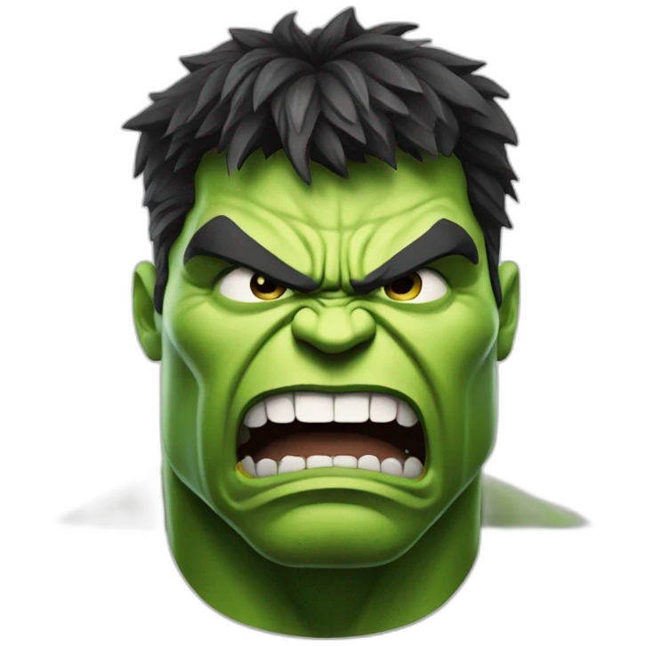 Hulk angry emoji