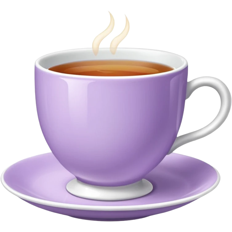 porcelain tea lilac emoji