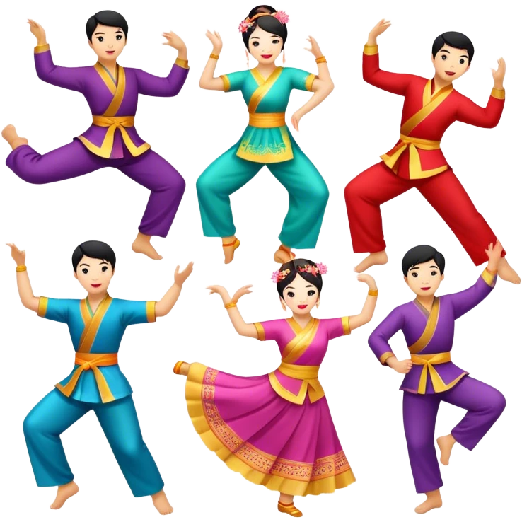 BTS dancing emoji