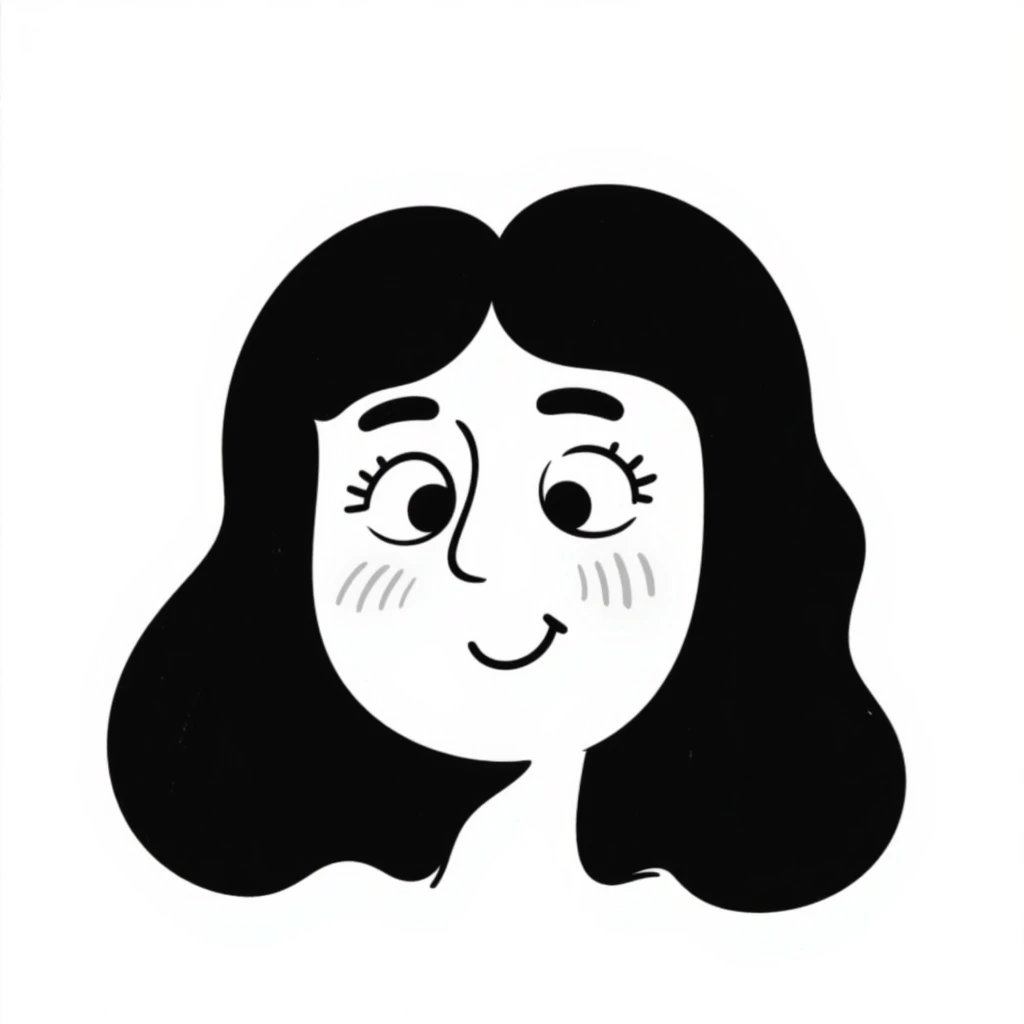 A wide face, radiant with joy, like the younger saint in a fresco emoji
