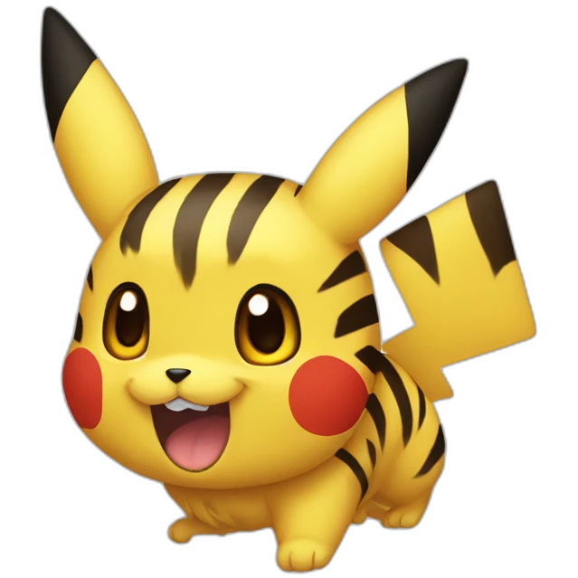 pikachu Tiger emoji