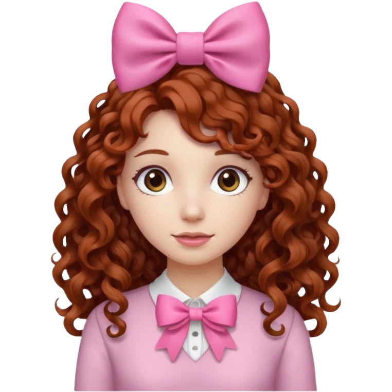 👩‍🦱🎀 emoji