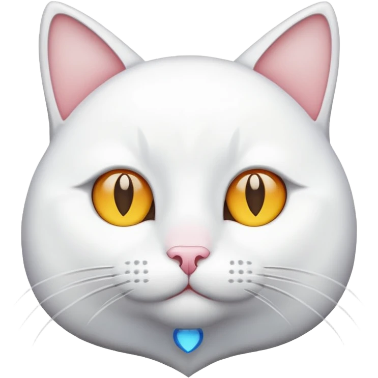 white cat emoji