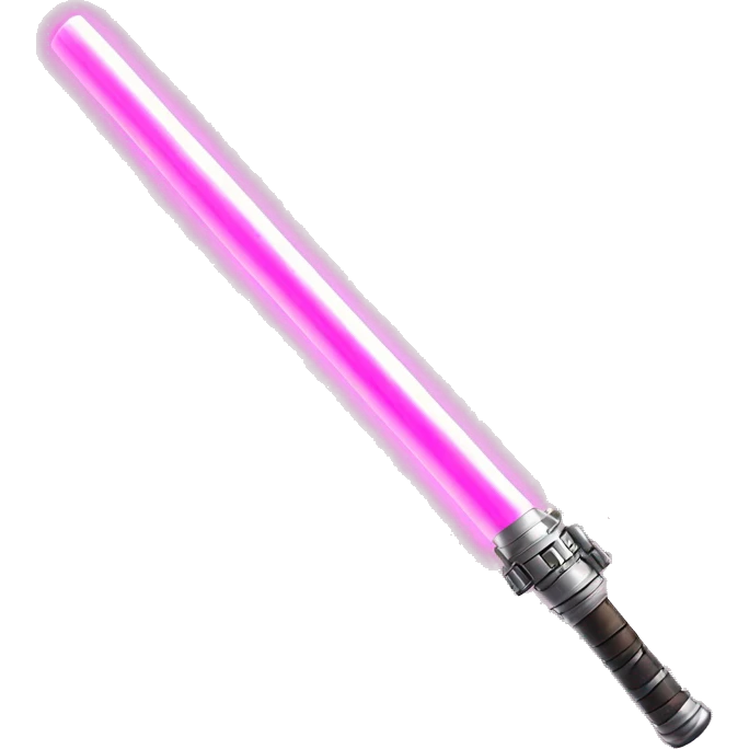 lightsaber pink emoji
