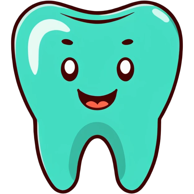 dental report with tooth health diagnosis emoji