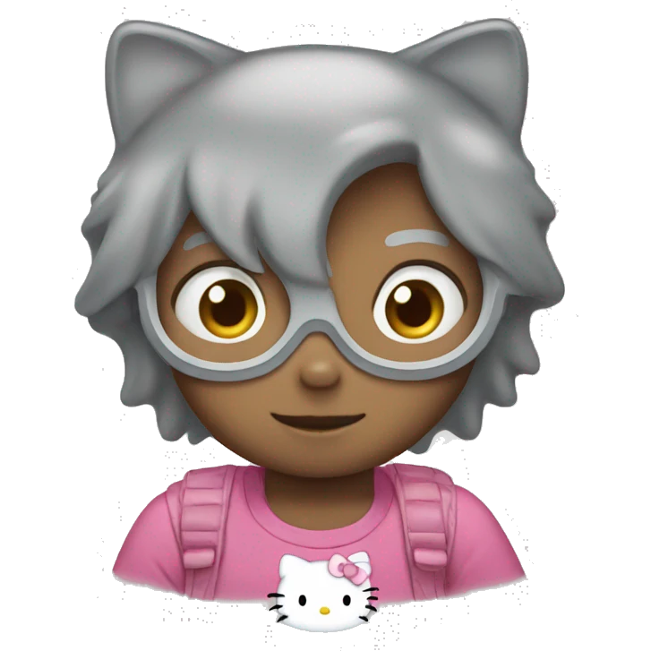boy hello kitty emoji