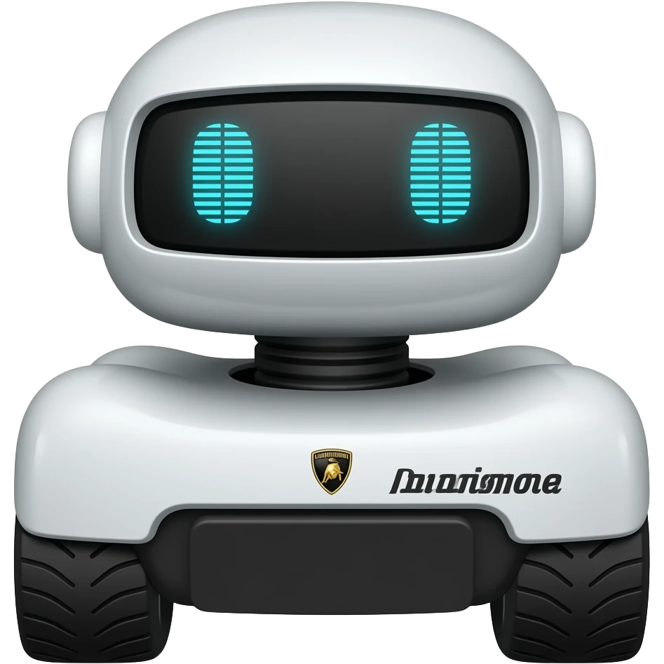 lamborghini delivery robot emoji