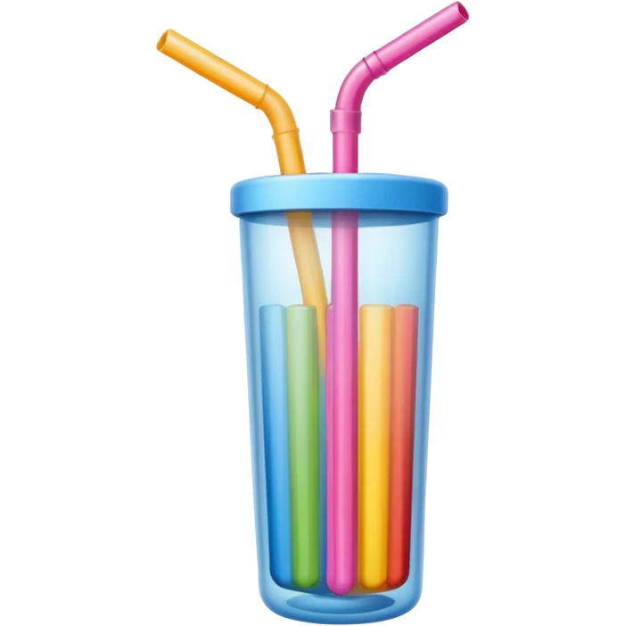 only plastic straw emoji