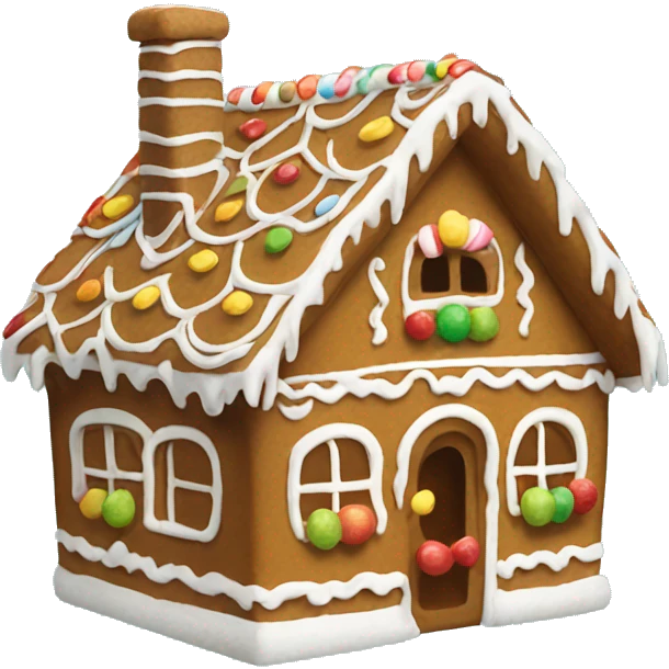 gingerbread house  emoji