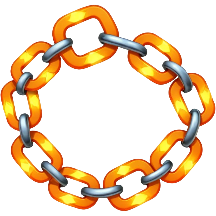 broken chain with fire emoji