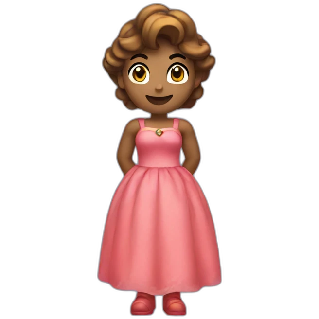mario in a dress emoji