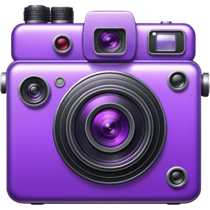 Purple camera emoji