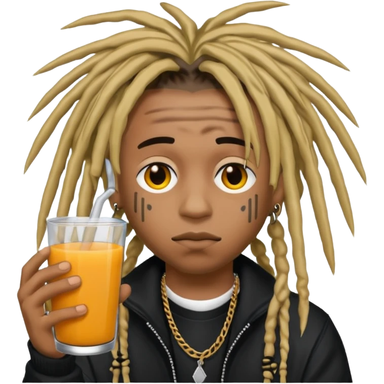 Juice wrld 999 Emo rapper with dreads  emoji