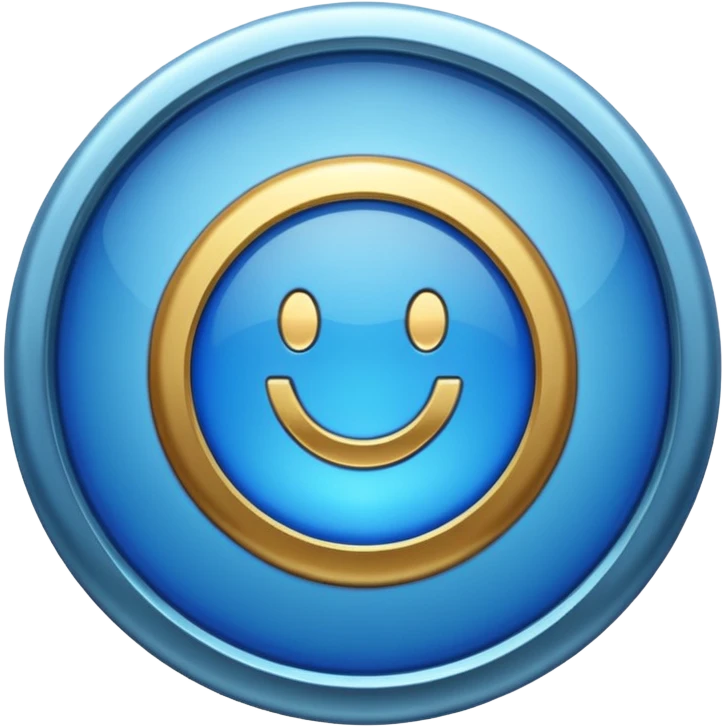 Blue verification badge emoji