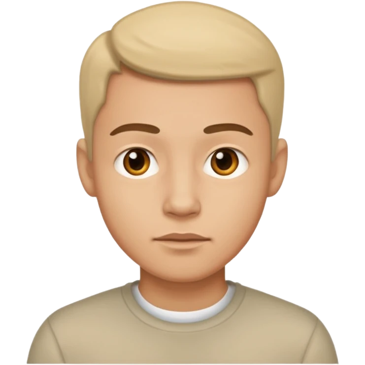 Cara de hombre  emoji