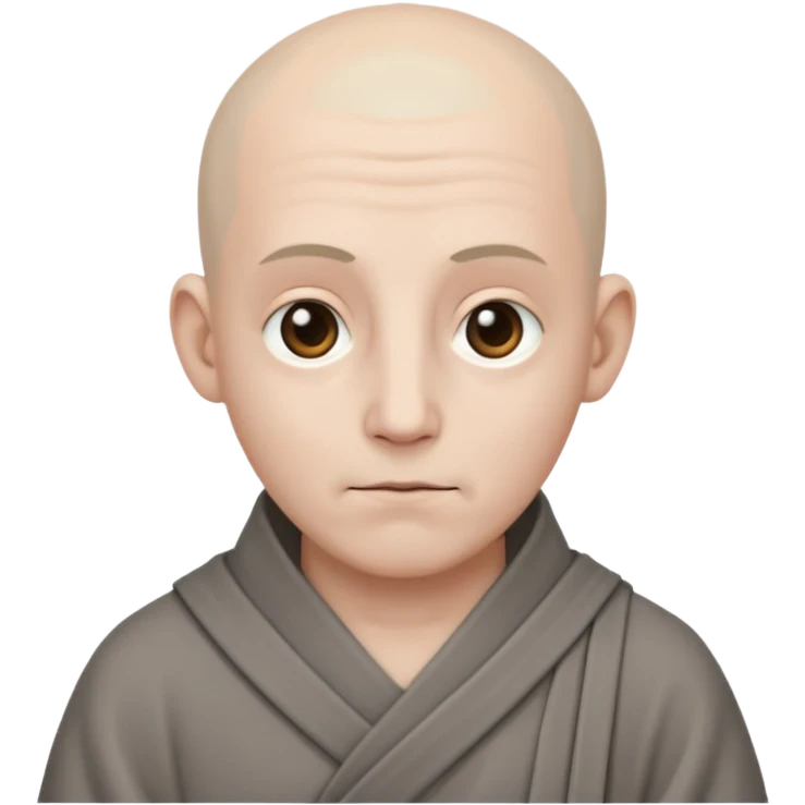 серый монах emoji