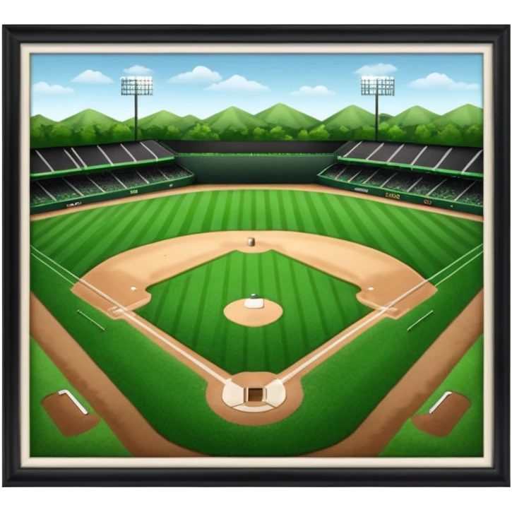 Baseball field from above emoji
